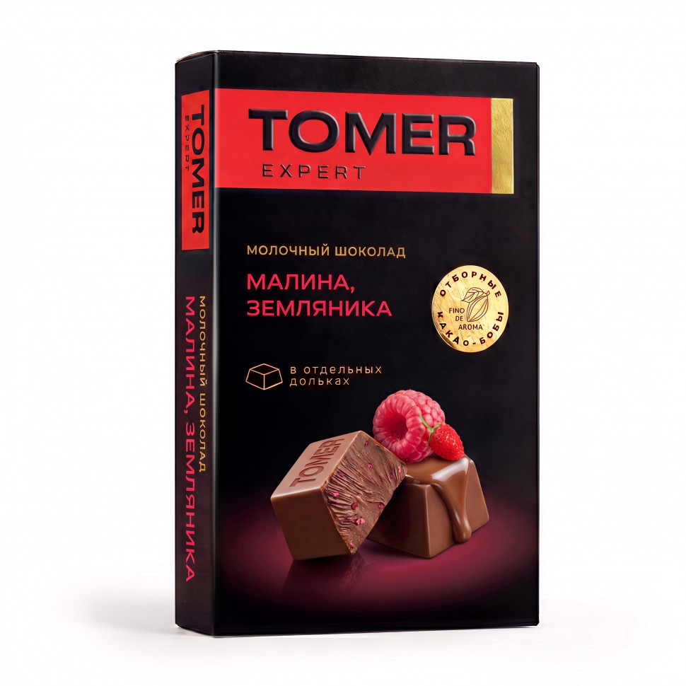  Фабрика Томер   Молочный шоколад Малина-Земляника, 90г  в Лысьве