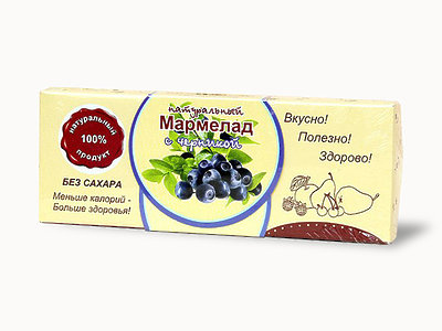  Мармелад натуральный "Черника" 140г в Лысьве