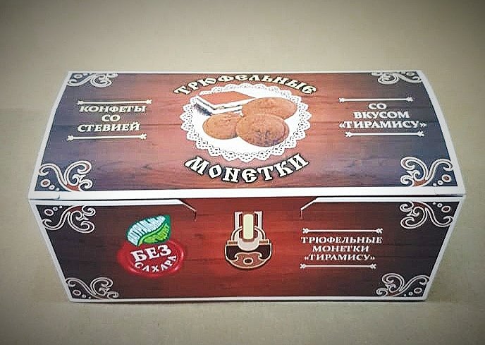  Трюфельные монетки вкус "Тирамису" 170г в Лысьве