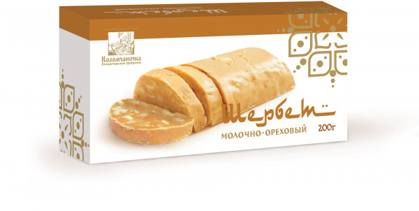 №1 Шербет МОЛОЧНО-ОРЕХОВЫЙ, 200г в Лысьве