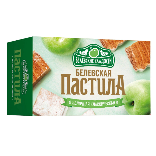 №2 Пастила  200г диетическая КЛАССИКА, НОВЫЙ ФОРМАТ (4 шт по 50гр)   в Лысьве